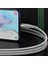 Zinc Safe Manyetik USB Kablo Şarj Android Micro 2.1A 1 mt CAMXC-KG2 3
