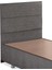 Niron Silver Başlık Tek Kişilik Yatak Başlığı - 120 cm Gri Keten Kumaş Başlık 2