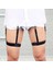 Unisex 2 Adet Metal Klipsli Gömlek Tutucu Askı Jartiyer (1 Çift) 4