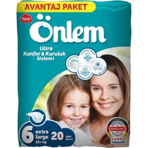 Önlem Çocuk Bezi Jumbo 6 Extra Large 34�lü+ Önlem Çocuk Fiyatı