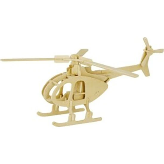 Robotime 3D Helikopter Ahşap Puzzle JP233