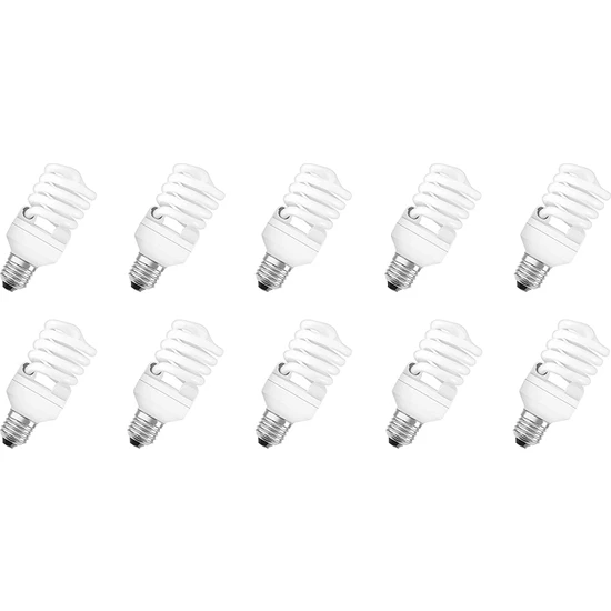 Osram 23 Watt E-27 Sarı Işık Enerji Tasarruflu Ampul 10 Adet 23W/827