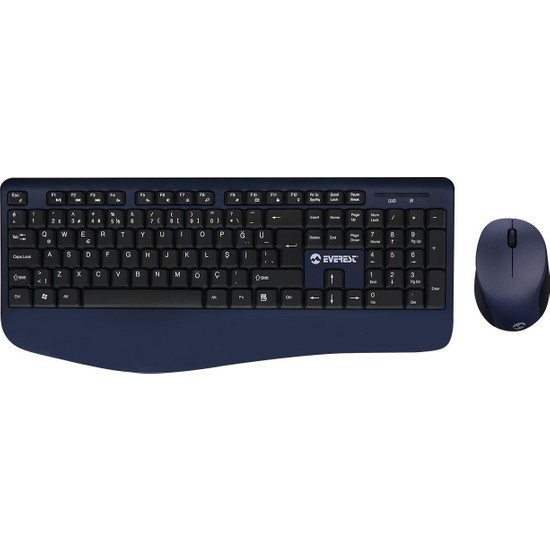 Everest KM-6596 USB Kablosuz Q Multimedia Klavye + Mouse Set