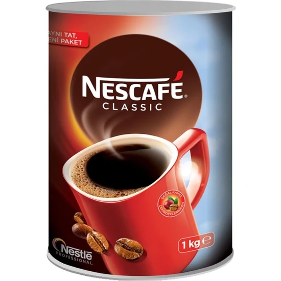 Nescafe Classic 1000 gr Kahve Teneke Kutu