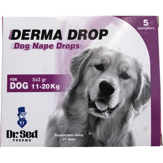 Maxi Derma Köpek Ense Damlası 5�li Damla Paketi 5 x 2 gr Fiyatı