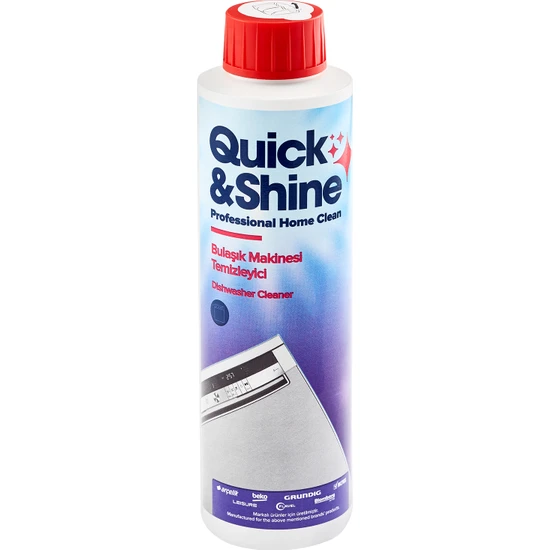 Quick&Shine Bulaşık Makinesi Temizleyici 200 ml