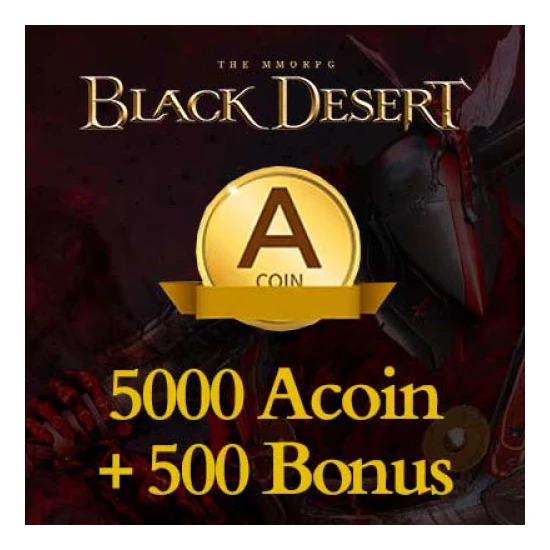 Pearl Abyss Black Desert Online 5.000 Acoin + 500 Bonus
