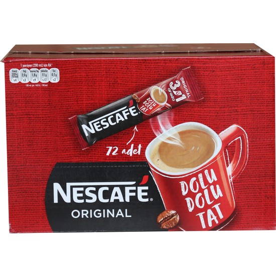 Nestle Nescafe 3ü1 Arada Phnx 72'li 17,5 Gr Fiyatı