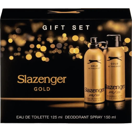 Slazenger Parfüm Gold Edt 125 ml + 150 ml Erkek Deodorant Set