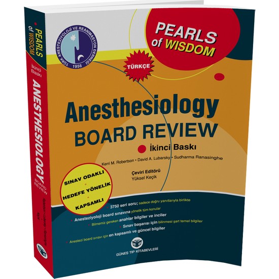 Anesthesiology Board Review Türkçe Kerri M. Robertson Kitabı