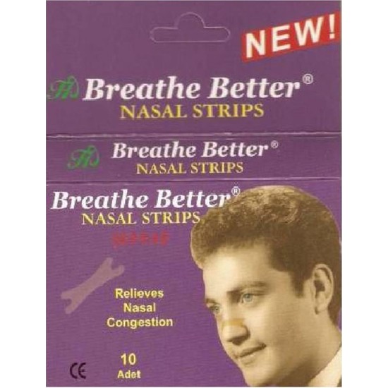 Breathe Better Nasal Strips Burun Bandı 10 Adet Fiyatı