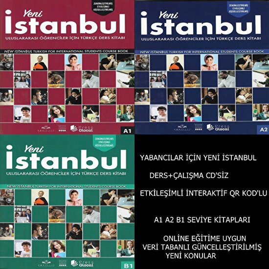 Yabancılar İçin Türkçe Yeni İstanbul A1 A2 B1 Ders Çalışma Kitabı 3135