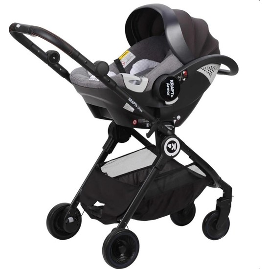 Kraft Onyx Travel Sistem Bebek Arabası Dark Grey Fiyatı