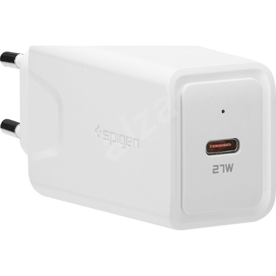 Spigen SteadiBoost 27W Hızlı Şarj Cihazı USB-C PD 3.0 (Power Delivery) iPhone Şarj Adaptörü F210 - 000CA26477