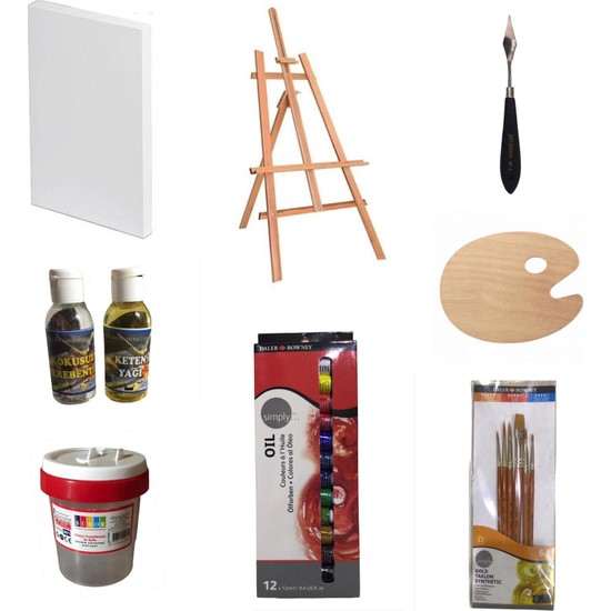 Ümraniye Hobi Sanat Lüks Profesyonel Yağlı Boya Başlangıç Fiyatı