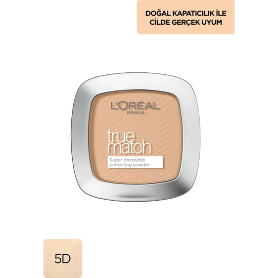 hepsiburada L'Oréal Paris True Match Pudra 5.D/5.W Golden Sand