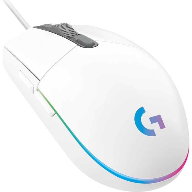 Logitech G203 Lightsync Mouse Beyaz 910-005797
