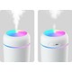 DEMİRKOL LED Işıklı Mini Ortam Oda Hava Nemlendirici ve Taşınabilir Buhar Makinesi H2O Humidifier