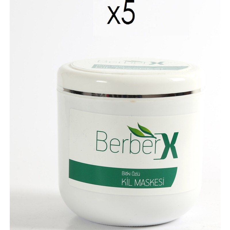 Berberx Bitki Özlü Kil Maskesi 650 gr x 5 Adet