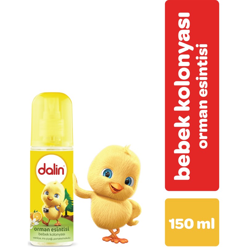 Dalin Ferahlatıcı Orman Esintisi Kolonya 150 ml Bebekler İçin Dermatolojik Olarak Test Edilmiş