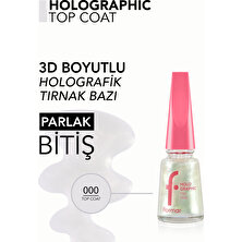 Flormar Holografik Top Coat Tırnak Cilası