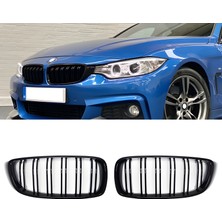 S-Dizayn Bmw 4 Serisi F32/F33/F36 Ön Panjur Böbrek Parlak Siyah Piano Black M4 Model 2012-2017