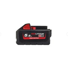 Milwaukee M18HB5,5 Hıghoutput Redlithium-Ion 18V. 5,5AH Akü