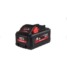 Milwaukee M18HB5,5 Hıghoutput Redlithium-Ion 18V. 5,5AH Akü