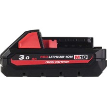 Milwaukee M18HB3 Hıghoutput Redlithium-Ion 18V. 3,0AH Akü