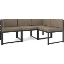 Wood House Ceylin 4'lü Koltuk Takımı (MUTFAK,BAHÇE,BALKON,OTURMA ODASI)