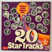 20 Star Tracks Vol. 1 Lp Plak ( Orjinal 1972 Dönem Ingiltere Baskı)