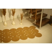 Ersu Ahat Home Desıgn Perla Model Jüt Tasarım Örme Kilim (Büyük