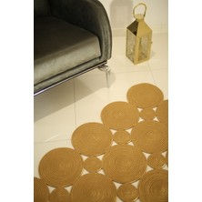 Ersu Ahat Home Desıgn Perla Model Jüt Tasarım Örme Kilim (Büyük
