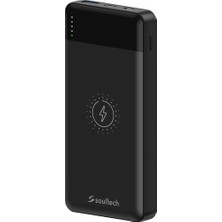 Soultech BT152S Vortexqi 10.000 Mah Pd&qc 18W Wireless Powerbank Siyah