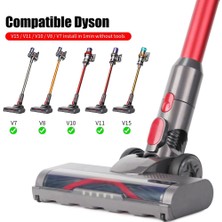 Sagrado Dyson V7 V8 V10 V11 V15 Akülü Elektrikli Süpürge Aksesuarları Parke Zemin Vakum Aparatı Fırça Kafası (Yurt Dışından)