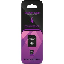 Powerway  4 GB Hafıza Kartı Adaptör Dahil