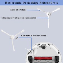 Sagrado Roborock Q Revo Aksesuarları, Roborock P10 Robot Süpürge Yedek Parça Aksesuar Seti Ana Fırça Toz Torbası (Yurt Dışından)