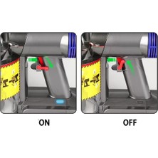 Sagrado Dyson V6 V7 V8 V11 V10 Elektrikli Süpürge Için Tetik Kilidi, Güç Düğmesi Kilidi Aksesuarları, Parmağınızı Serbest Bırakın 2 Paket B (Yurt Dışından)