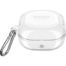 Microsonic Samsung Galaxy Buds Fe Kılıf Askı Aparatlı Transparan Silikon Şeffaf