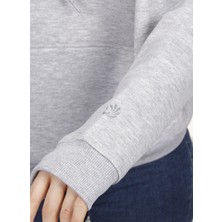 Hescaa  Kapşonlu Gri Sweatshirt