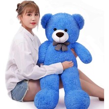 Sole 80 cm Papyonlu Sevimli Peluş Şaşkın Ayı - Sevgiliye Özel Hediye