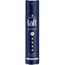 Taft Ultimate 250 ml Saç Sprey 5+ Tutuş Seviyesi İle Mükemmel Işıltı Sağlayan Etkili Formül