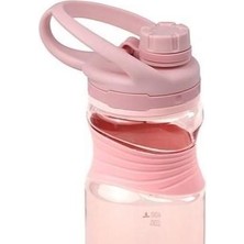 B&Oil Bear&deer Matara Tritan & Silikon Tutacaklı Pastel Pembe 700ML