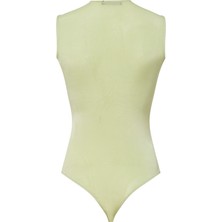 Rivus Çıtçıtlı Kolsuz Ikonik Body - Çağla Yeşili