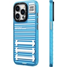 YoungKit iPhone 15 Pro Max Uyumlu Kılıf Youngkit Luggage Firefly Serisi Kapak Sierra Sierra Mavi