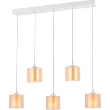 Ekol Buse 5'li Sıralı Sarkıt Avize