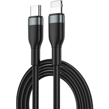 Wiwu Type-C To Lightning Pd Data Kablo Wiwu Wİ-C017 Concise Serisi 30W 1.2 Metre Siyah