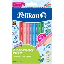 Pelikan Keçeli Kalem Colorella 2 Li Uç 12 Li Kutu