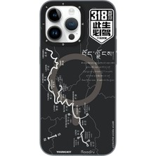 YoungKit iPhone 15 Pro Uyumlu Kılıf Magsafe Şarj Özellikli Youngkit 318 Road Serisi Kapak Siyah