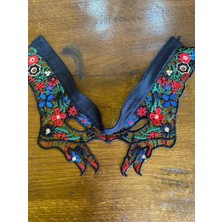 Gönülden Tasarım Nakış Işleme Boncuk Işleme Giyim Yaka Aksesuarı Yaka Aplike